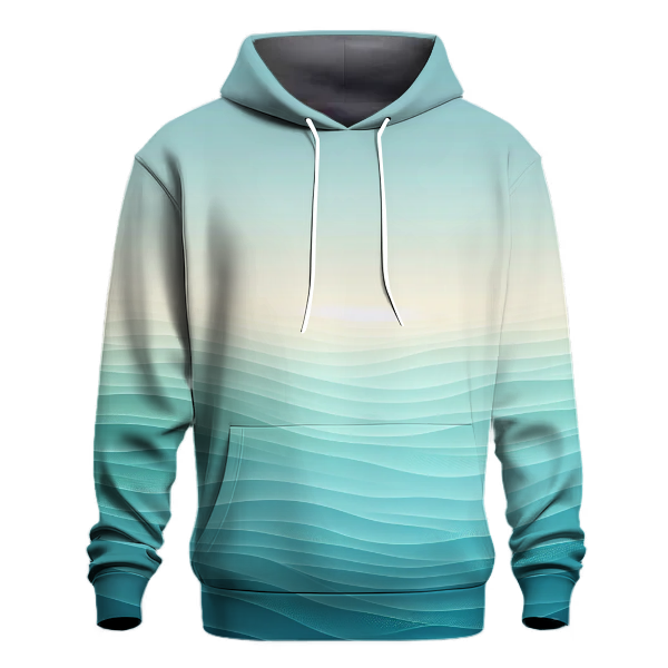 Serene Lake Gradient Hoodie