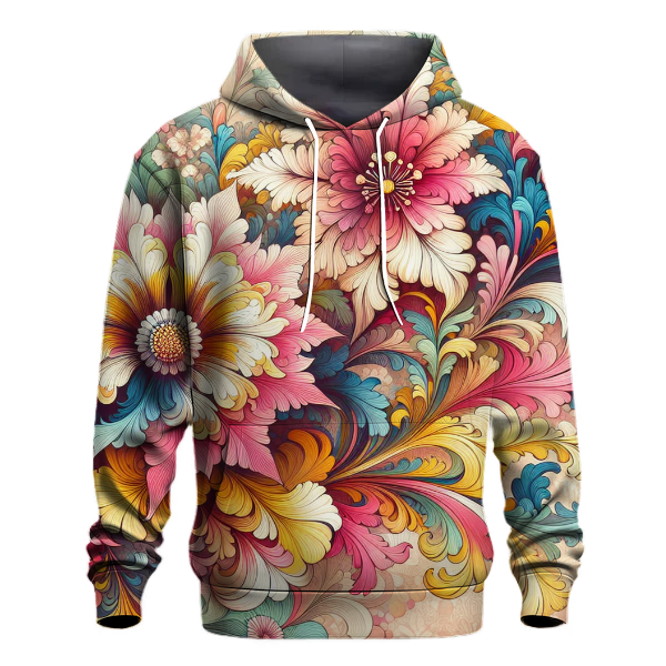 Radiant Blossom Tie-dye Hoodie