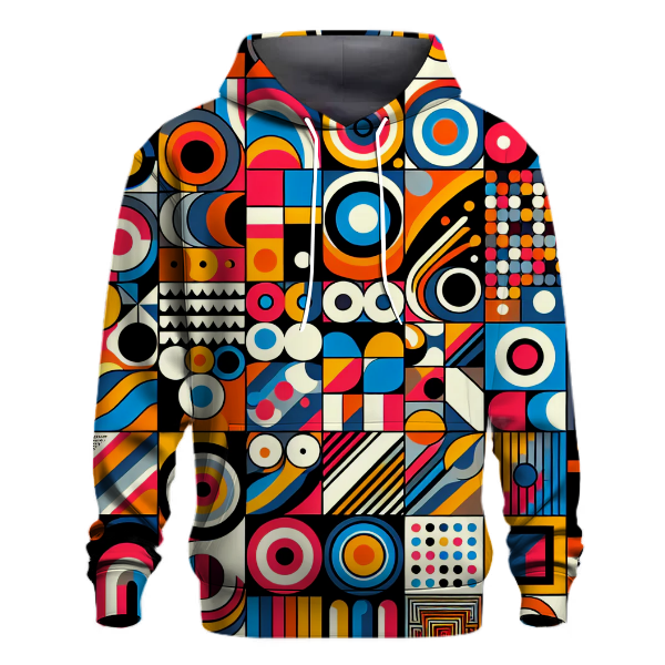 Electric Retro Pop Art Hoodie