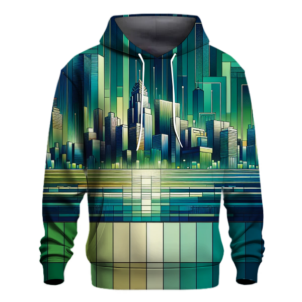 Emerald Cityscape Hoodie