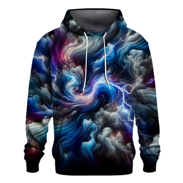 Electric Storm Swirl Hoodie