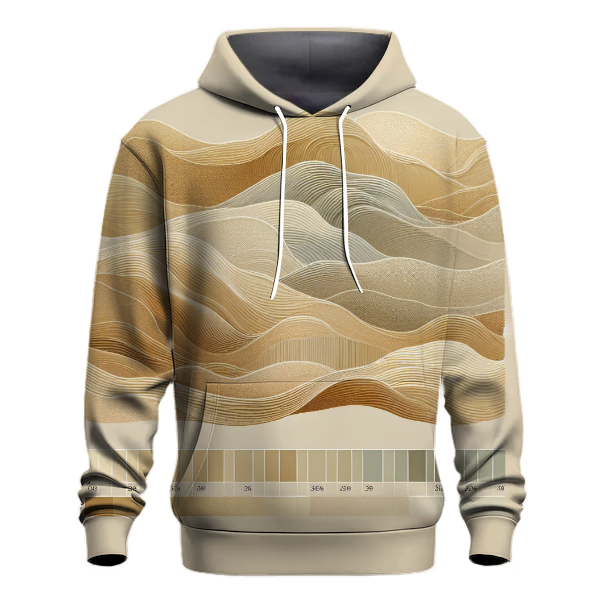 Sand Dune Harmony Tie-Dye Hoodie