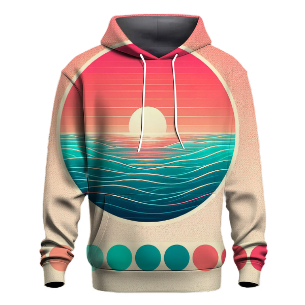 Coral Horizon Hoodie