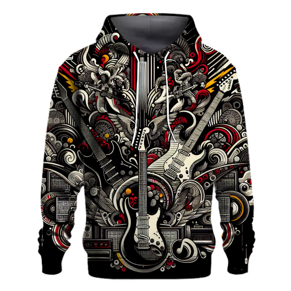 Classic 70s Rock and Roll Hoodie