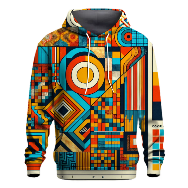 Retro Checkerboard Vibes Hoodie