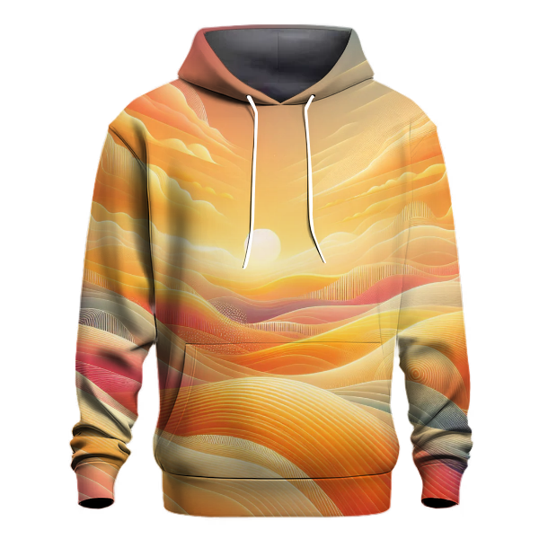 Sunrise Glow Tie-dye Design Hoodie