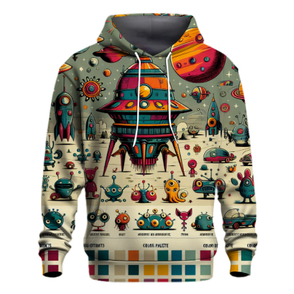 Retro Sci-Fi Fantasy Hoodie