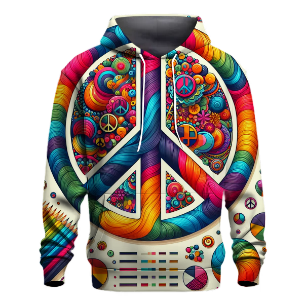 Peace Sign Vibes Hoodie