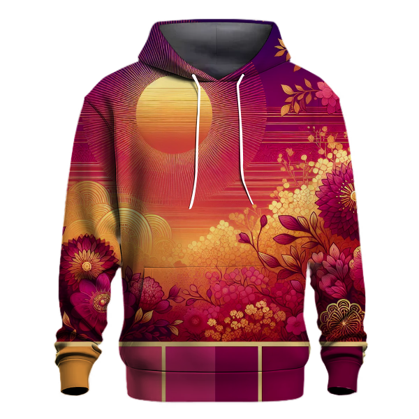 Summer Bloom Gradient Hoodie