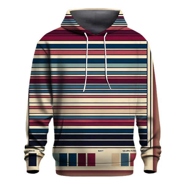 Charming Retro Stripes Hoodie