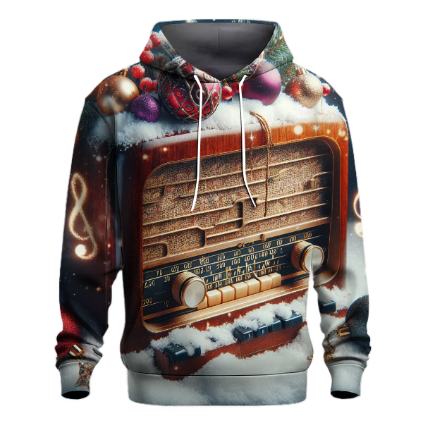 Retro Christmas Radio Hoodie