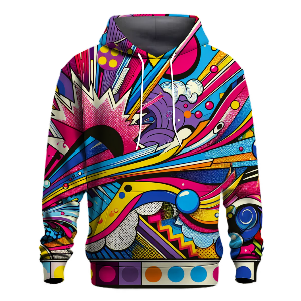 Pop Art Splash Hoodie