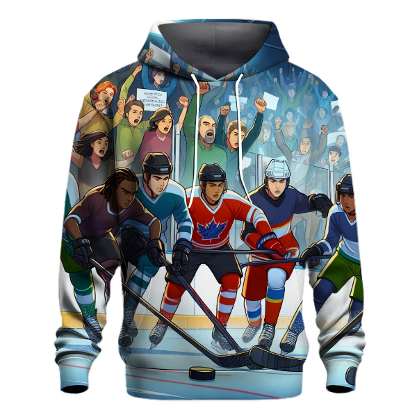 Ice Hockey - On Thin Ice Hoodie