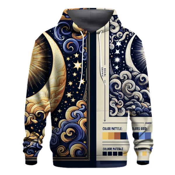 Celestial Sun and Moon Hoodie