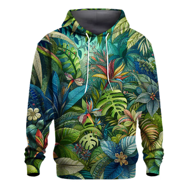 Exotic Jungle Patterns Hoodie