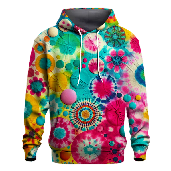 Flamingo Paradise Tie-dye Design Hoodie