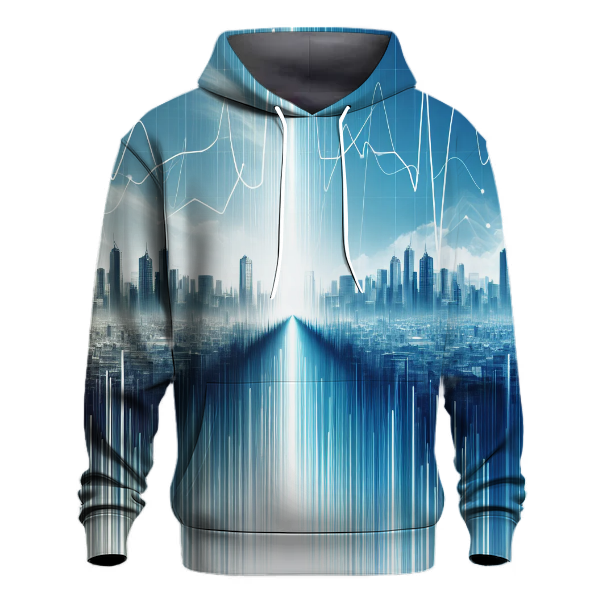 Electric Blue Pulse Hoodie
