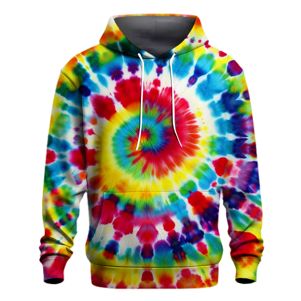 Cheerful Rainbow Splash Hoodie