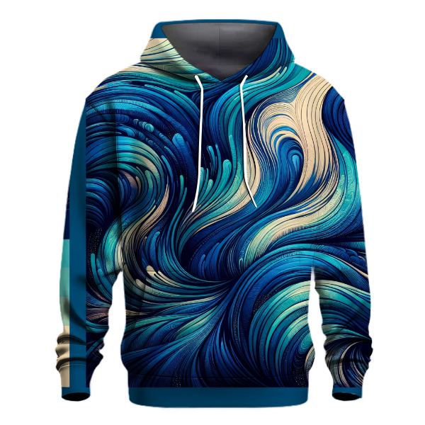Electric Ocean Pulse Hoodie