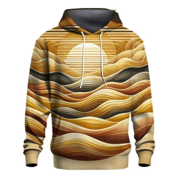 Sunrise Over Sand Dunes Hoodie