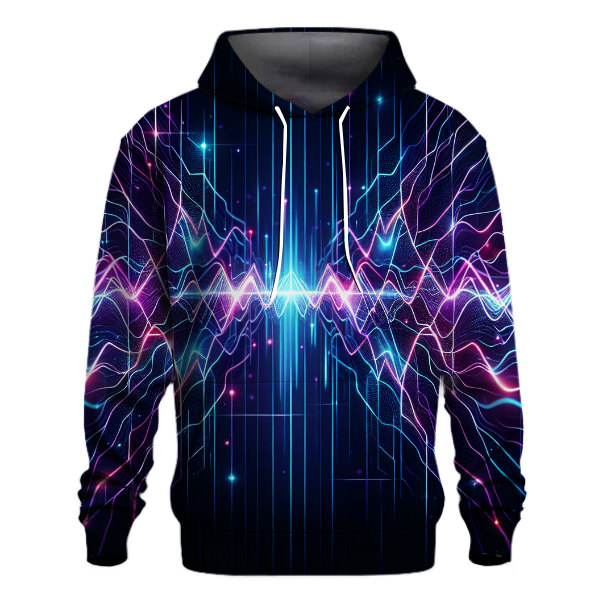 Electric Pulse Grid Hoodie