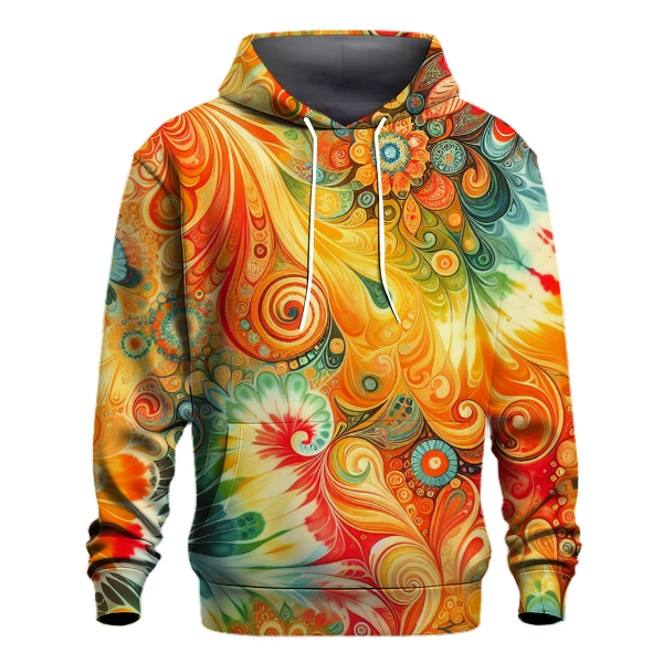 Tangerine Dream Burst Hoodie