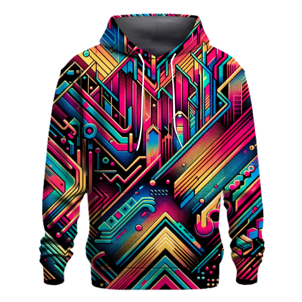 Synth Fusion Design Hoodie