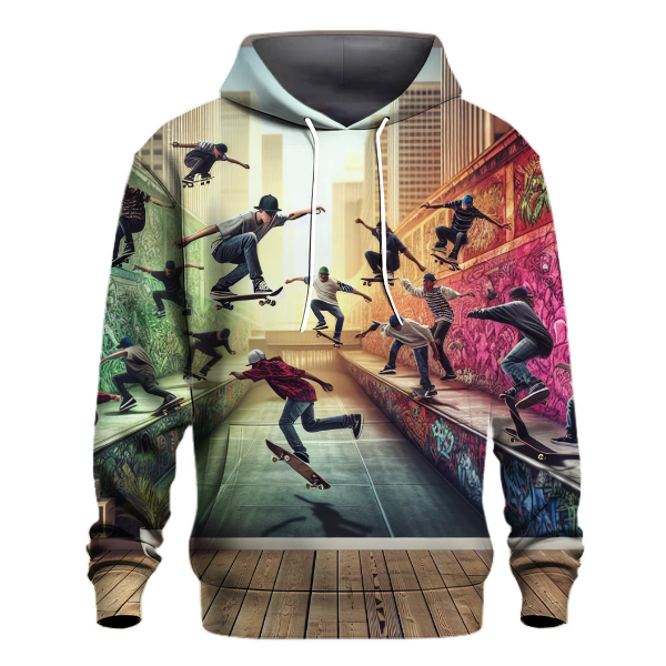 Skateboarding Action Hero Hoodie