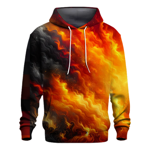 Amber Flame Fusion Hoodie
