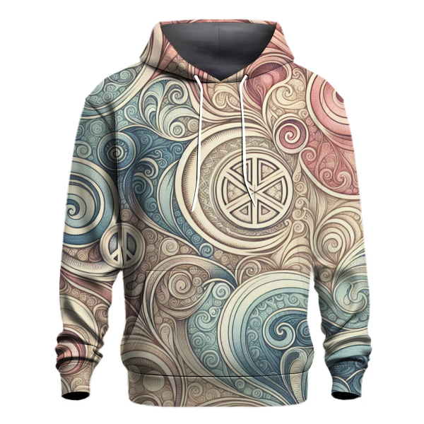 Peace and Harmony Tie-Dye Hoodie