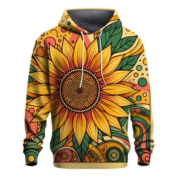 Groovy Sunflower Power Hoodie