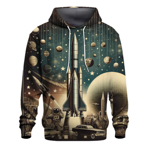 Retro Galactic Journey Hoodie