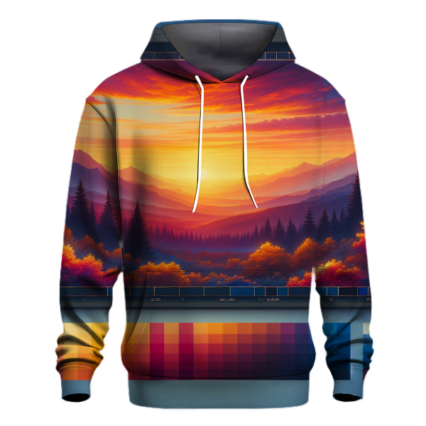 Vivid Sunset Bliss Hoodie