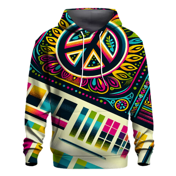 Peace Symbols Hoodie