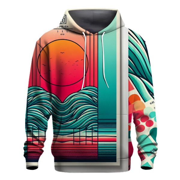 Summer Sunset Surf Hoodie