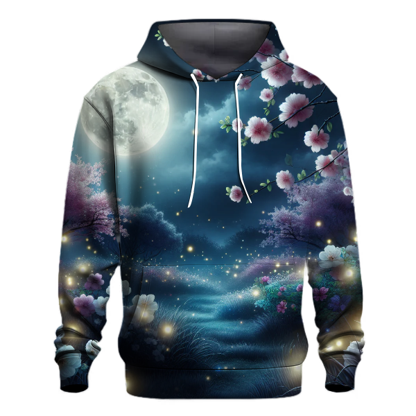 Enchanting Moonlit Garden Hoodie