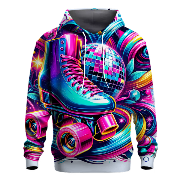 Retro Roller Disco Dreams Hoodie