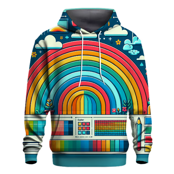 Rainbow Sunshine Vibes Hoodie