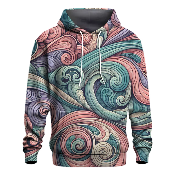 Bohemian Boho Waves Hoodie