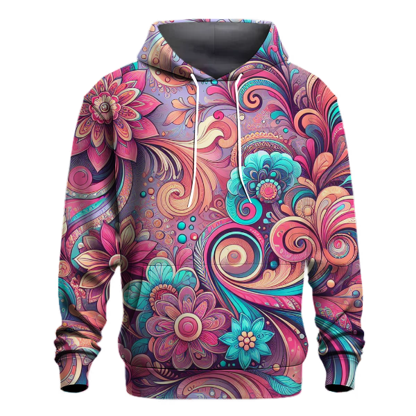Floral Fusion Hoodie