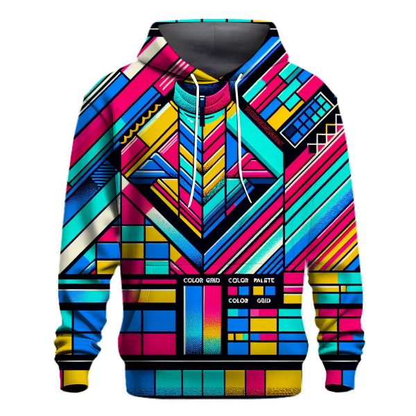 Funky 80s Windbreaker Hoodie