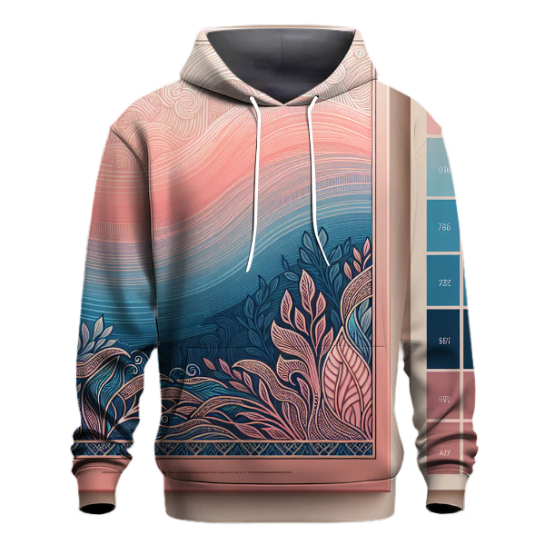 Pink Coral Reef Gradient Hoodie