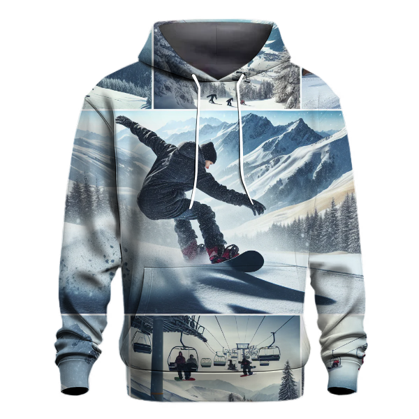 Snowboarding - Mountain Thrills Hoodie