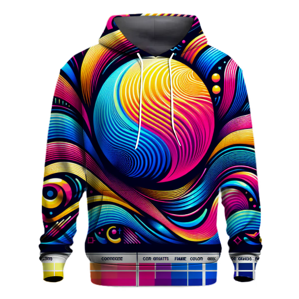 Funky Disco Waves Hoodie