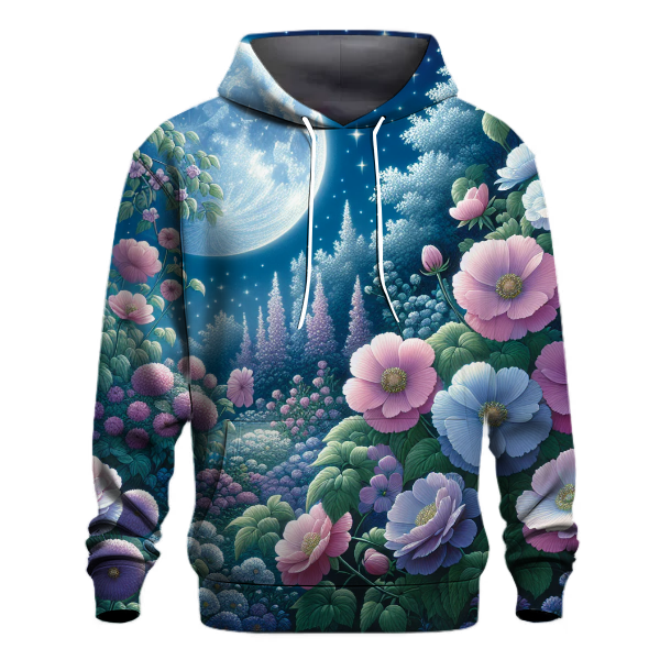 Enchanting Moonlight Garden Hoodie
