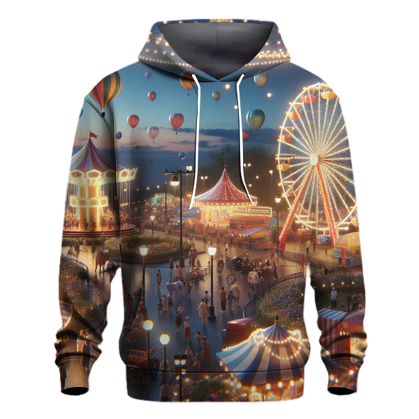 Retro Carnival Delight Hoodie