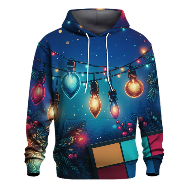 Whimsical Christmas Lights Hoodie