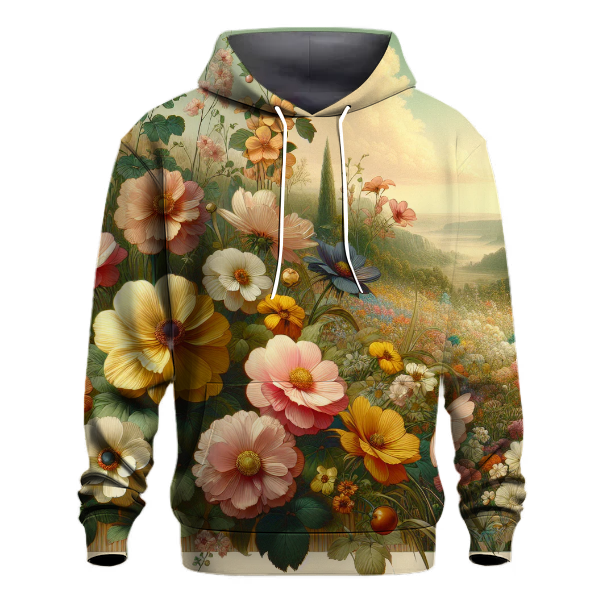 Earthy Floral Blooms Hoodie