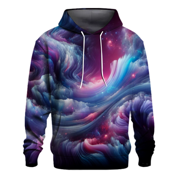 Cosmic Galaxy Waves Hoodie