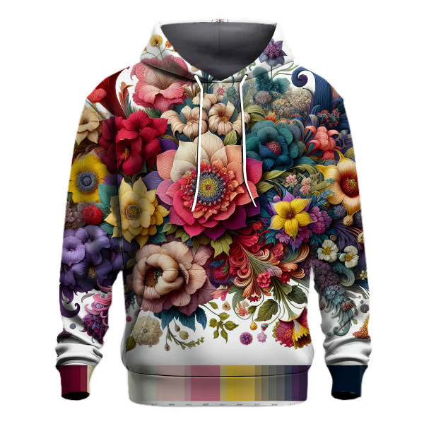 Beautiful Floral Whimsy Hoodie